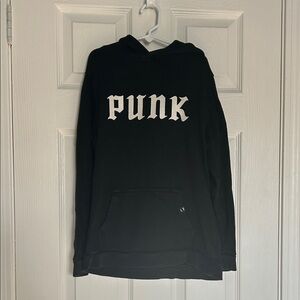 Black Hoodie with 'PUNK' Graphic